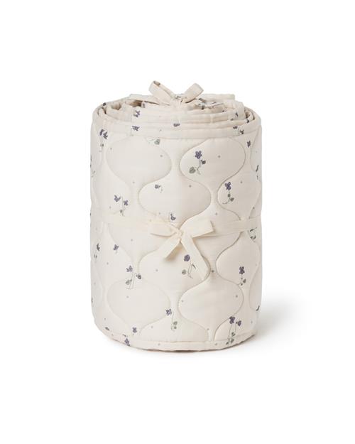 garbo&friends Quiltet Sengerand I Satin Viola  Viola One Size  Beige  One Size  unisex