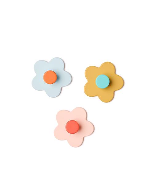 Kid's Concept Moomin 3stk Hook Flower Mix Multi Multi-OS  Rød  One Size  unisex