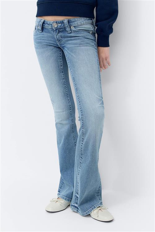 Gina Tricot - Y runway jeans tall - Bootcut jeans til piger 9–14 år - Blå - 158 - Pige