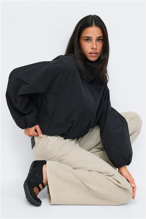 Gina Tricot - Low wide jeans - Low waist jeans - Beige - 34 - Dame