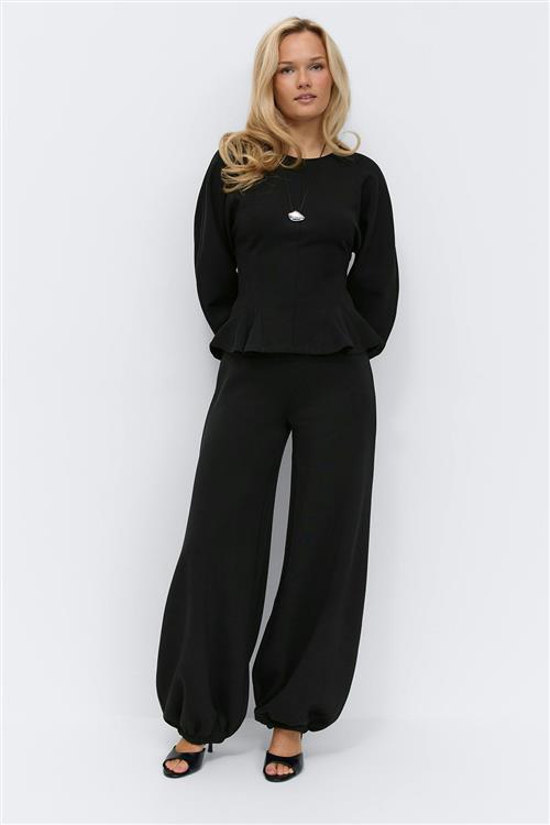 Gina Tricot - Balloon trousers - ballonbukser - Sort - S - Dame