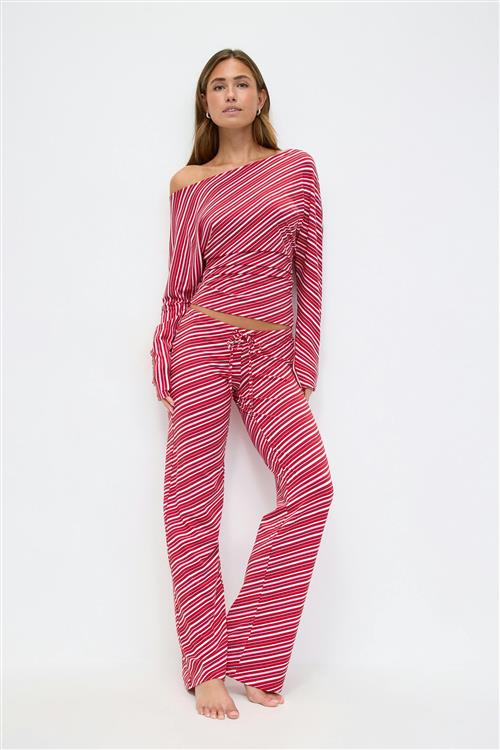 Gina Tricot - Low waist loungewear trousers - Bukser - Lyserød - S - Dame