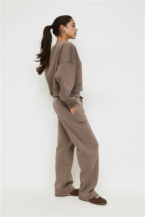 Gina Tricot - Iconic sweatpants - Joggingbukser - Beige - XL - Dame