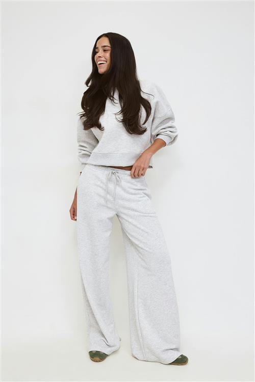 Gina Tricot - Comfy low sweatpants - Joggingbukser - Grå - M - Dame