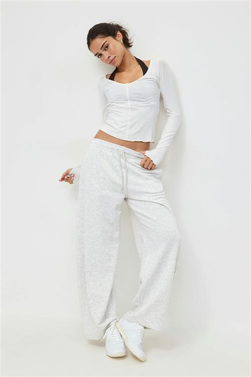Gina Tricot - Barrel sweatpants - Joggingbukser - Grå - S - Dame