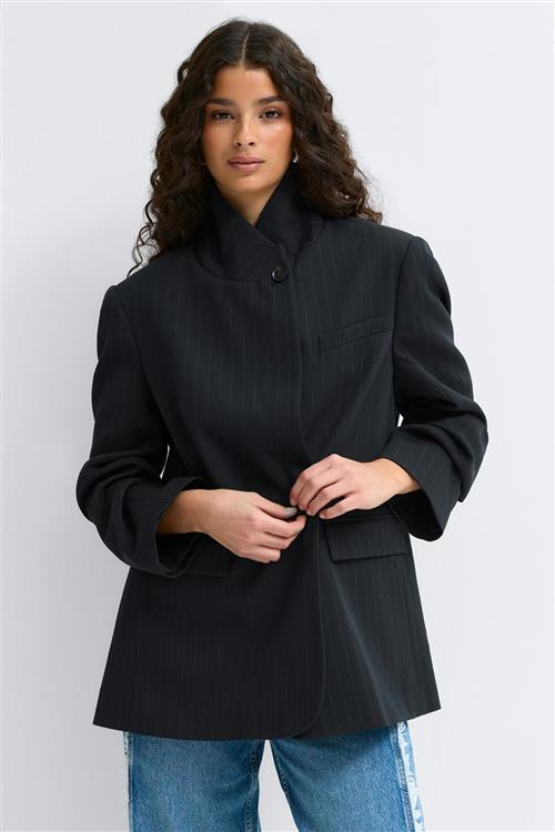 Gina Tricot - Double breasted blazer - Blazere - Blå - XL - Dame