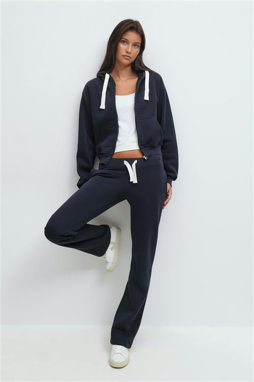Gina Tricot - 14+ low waist sweatpants - homewear - Blå - M - Dame