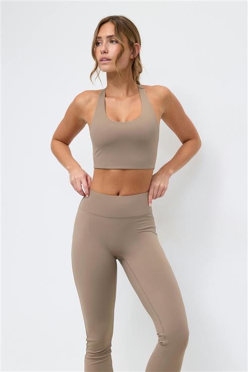 Gina Tricot - Soft yoga top - pilates - Beige - XS - Dame