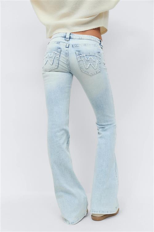 Gina Tricot - 14+ runway jeans - Jeans - Blå - XXS - Dame