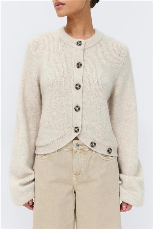 Gina Tricot - Knitted cardigan - Cardigans - Beige - S - Dame