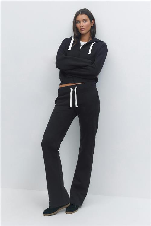 Gina Tricot - 14+ low waist sweatpants - bukser - Sort - XXS - Dame