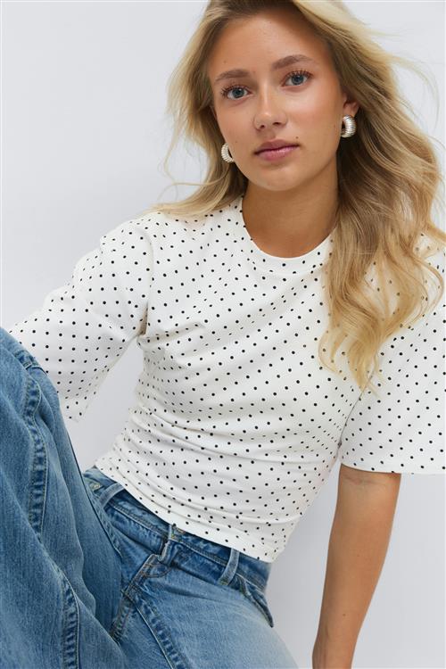 Gina Tricot - 14+ fitted tee - Toppe - Hvid - S - Dame