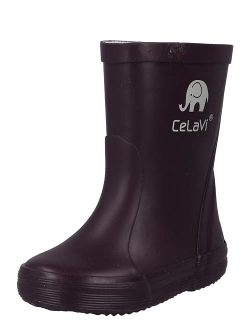 CeLaVi Gummistøvler  lysegrå / aubergine