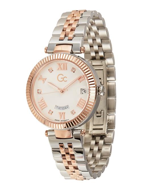 Gc Analogt ur  rosa guld / sølv