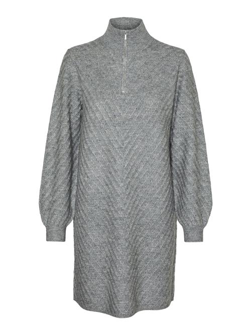 VERO MODA Strikkjole  grå-meleret