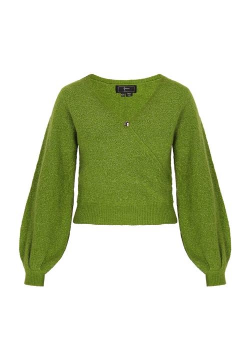 faina Pullover  grøn-meleret