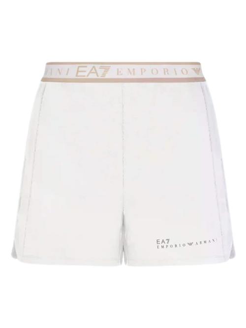 EA7 Emporio Armani Bukser 'Dynamic Athlete'  mokka / sort / hvid