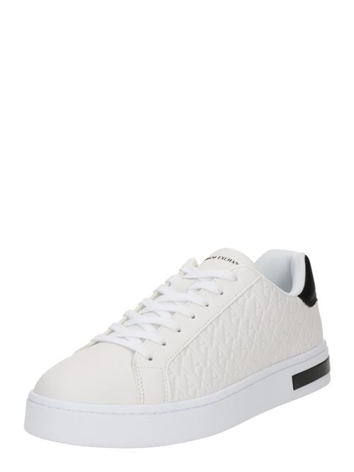ARMANI EXCHANGE Sneaker low  sort / hvid