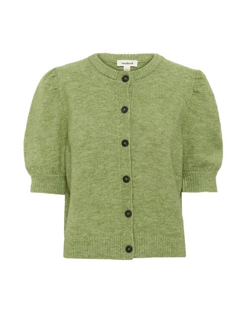 SOAKED IN LUXURY Cardigan 'Amani'  grøn-meleret