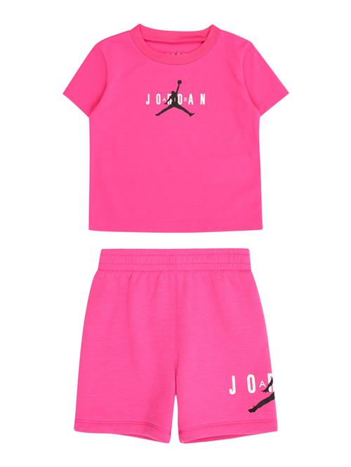 Jordan Sæt  pink / sort / hvid