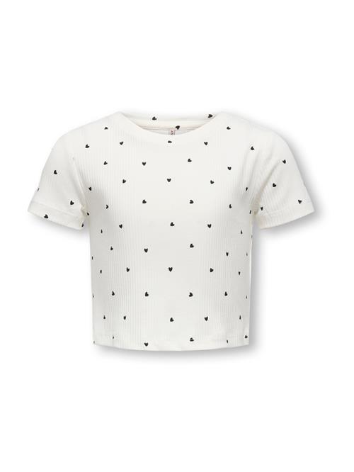 ONLY GIRLS Bluser & t-shirts 'KOGBella'  sort / hvid