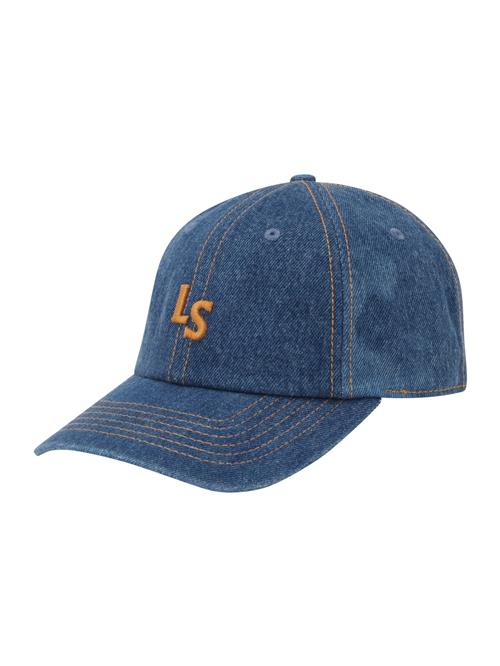 LEVI'S ® Hætte 'Monogram Cap'  blue denim / mørkegul