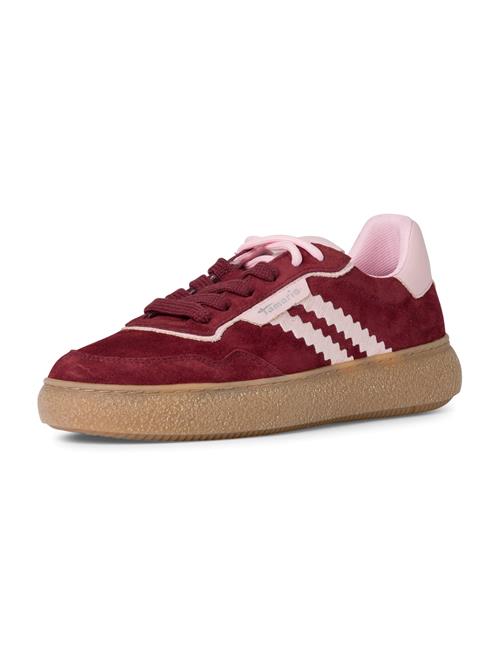Tamaris Sneaker low  lyserød / bordeaux