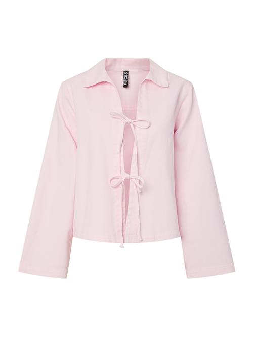 PIECES Bluse 'PCFLORA'  lyserød