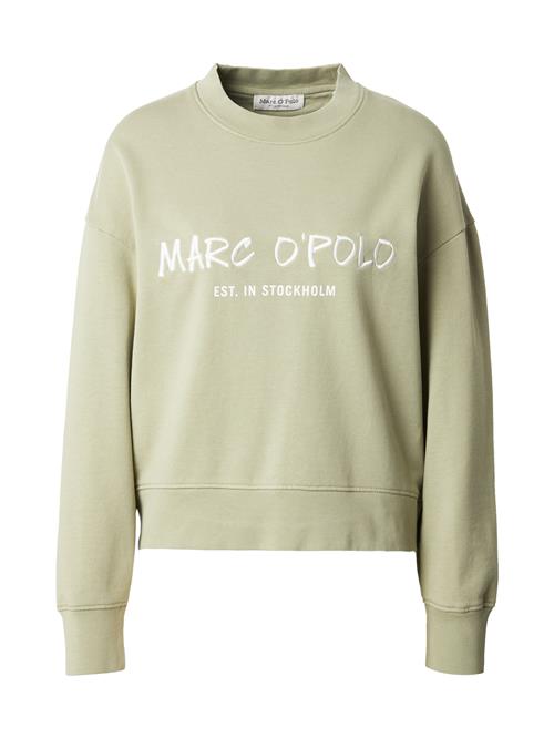 Marc O'Polo Sweatshirt  khaki / hvid