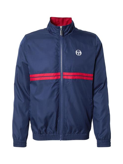 Sergio Tacchini Overgangsjakke 'DINO'  mørkeblå / lys rød / hvid