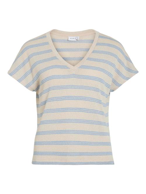 VILA Shirts 'VIHERMINA'  mørkebeige / blå