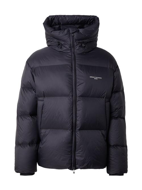 ARMANI EXCHANGE Vinterjakke 'Down'  sort / hvid