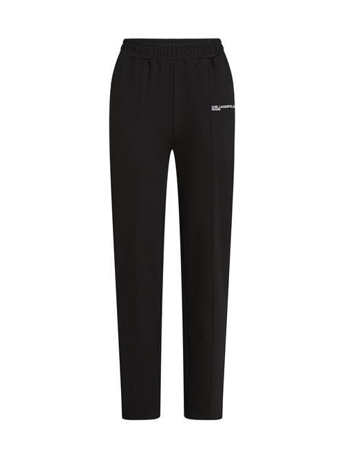 KARL LAGERFELD JEANS Bukser  sort / hvid