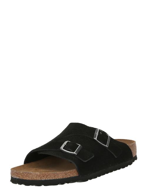 BIRKENSTOCK Pantoletter 'Zürich VL'  sort / sølv