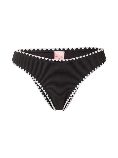 Hunkemöller Bikinitrusse 'Kenya'  sort / hvid