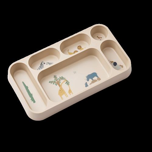 Liewood Mosu Skilleplade All Together / Sandy  All Together / Sandy -One Size  Beige  One Size 6 months + unisex