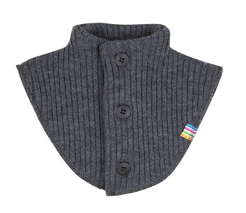 Joha Kraftig Polohals I Uld Coke Melange  Coke Melange-4-6 Y Wool Grå  4-6 år  unisex