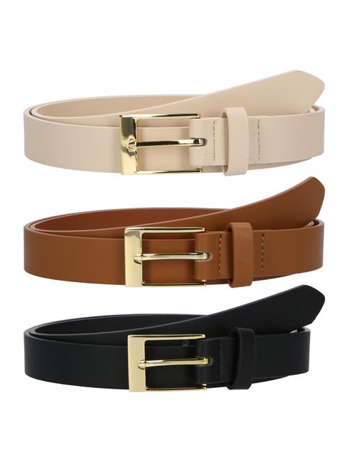 ABOUT YOU Bælte 'Mathea'  lysebeige / brun / guld / sort