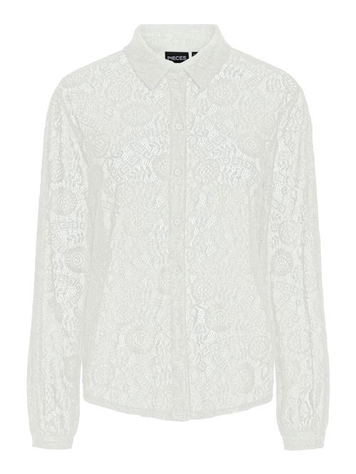 PIECES Bluse 'Olline'  hvid