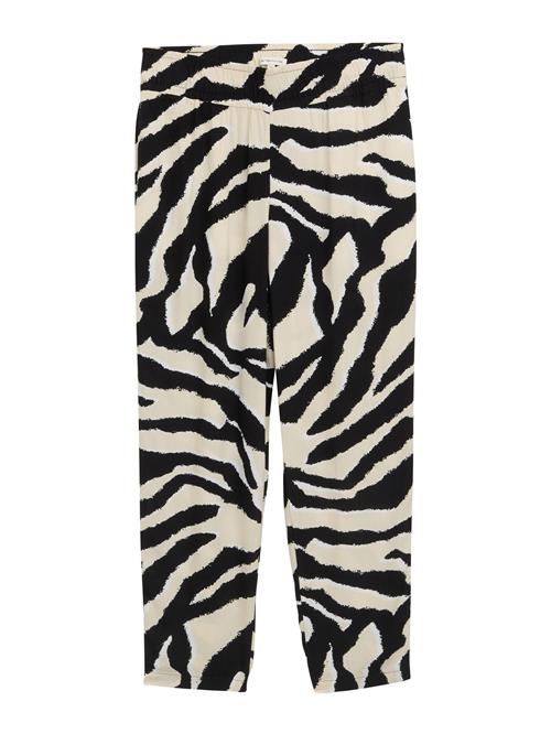 TOM TAILOR Bukser  beige / sort