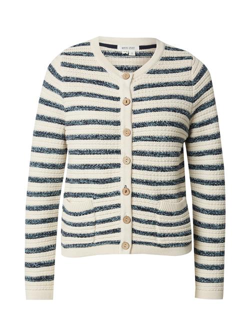 WHITE STUFF Cardigan 'BELLE'  marin / lyseblå / uldhvid