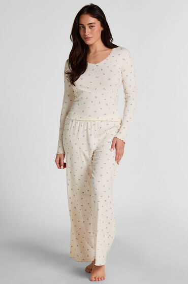 Hunkemöller Daisy Pyjamas Bukser Hvid