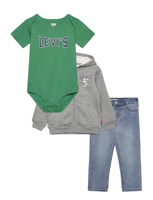 Levi's | Levi's® Bodysuit, Zip Hoodie And Jeans 3-Piece Set | 86