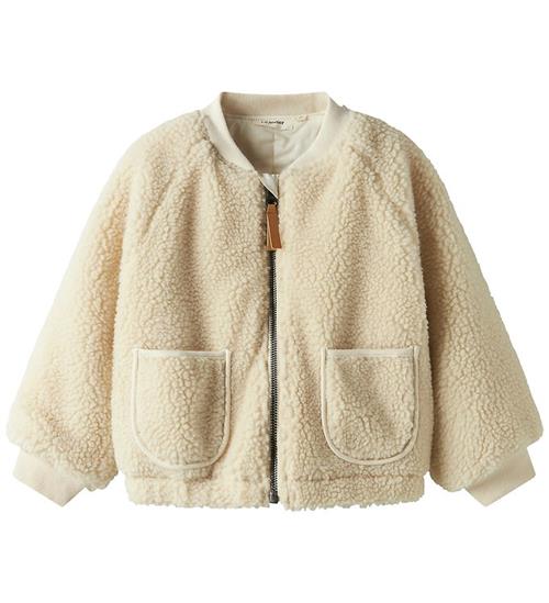 Lil Atelier Bomberjakke - NmnLajo - Turtledove/Swan