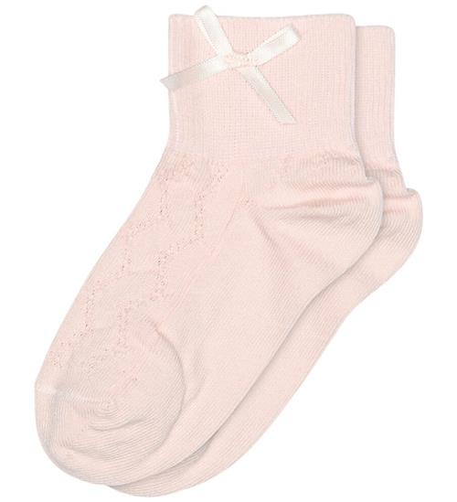 MP Strømper - Una - Cherry Blossom m. Hulmønster