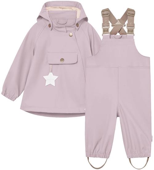 Mini A Ture Regntøj m. Seler - PU - MatWainis - Cloud Purple