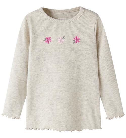 Name It Bluse - Rib - NmfDari - Peyote Melange