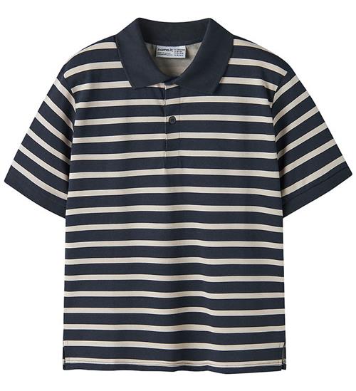 Name it Bluse - Polo - NkmVolo - Navy Blazer/Chateau Gray