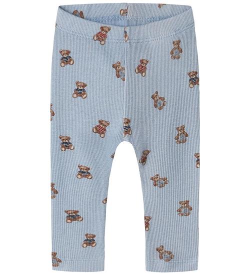 Name It Leggings - Rib - NbmDenkab - Blue Fog