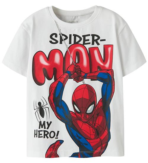 Name It T-shirt - Noos - NmmMarvin - Spiderman - Bright White